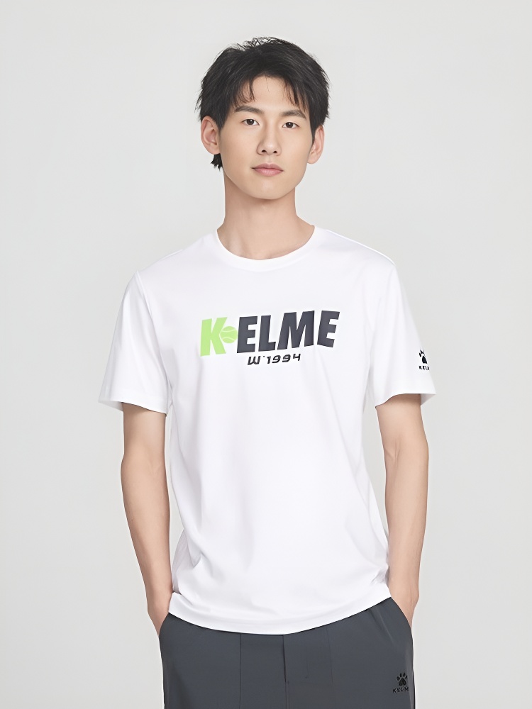 Футболка KELME Round Neck Short Sleeve T-Shirt White