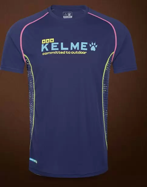 Футболка KELME Men's Quick-Drying Short-Sleeved T-Shirt Dark Blue