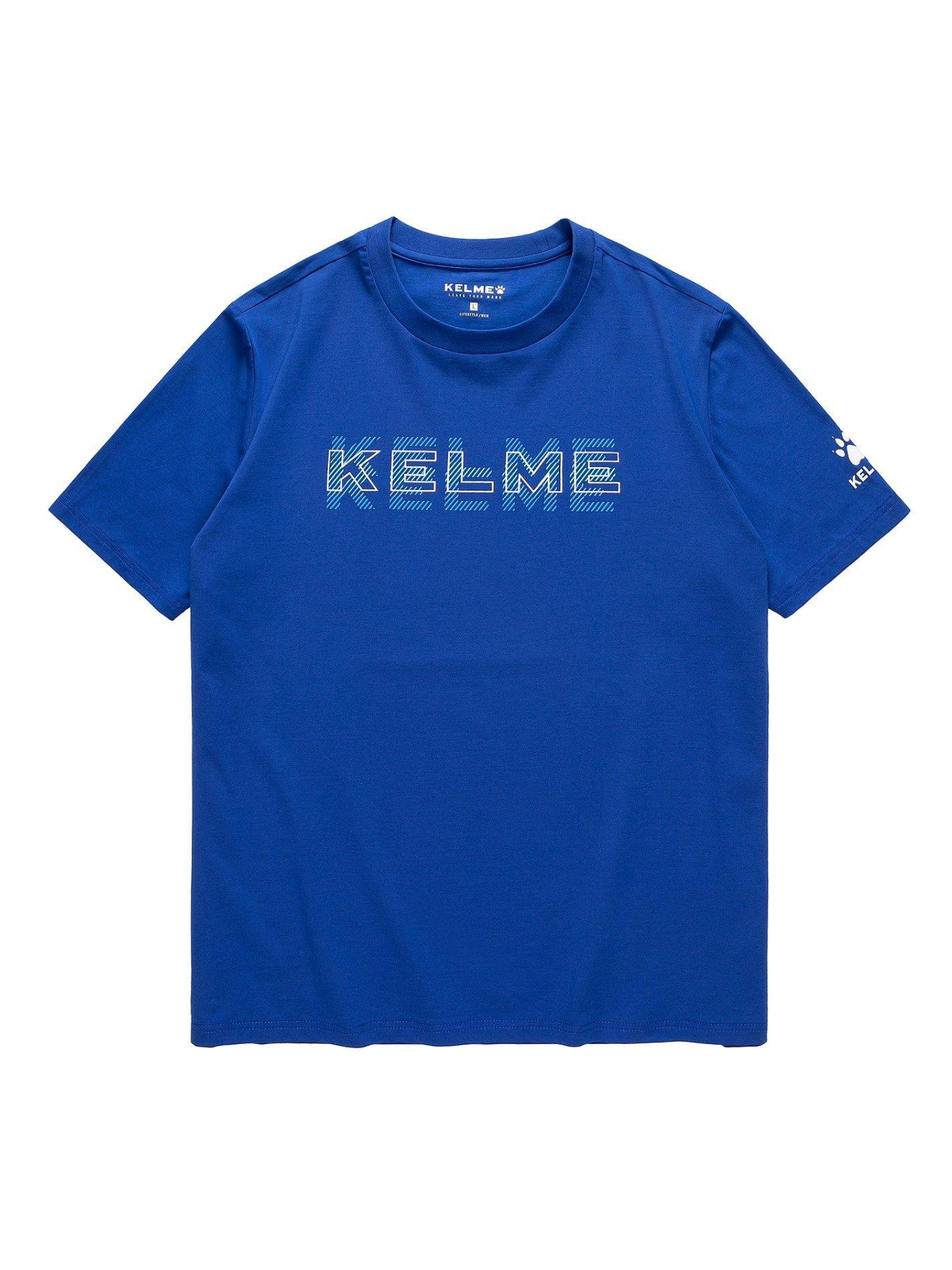 Футболка KELME Round Neck T-Shirt Blue