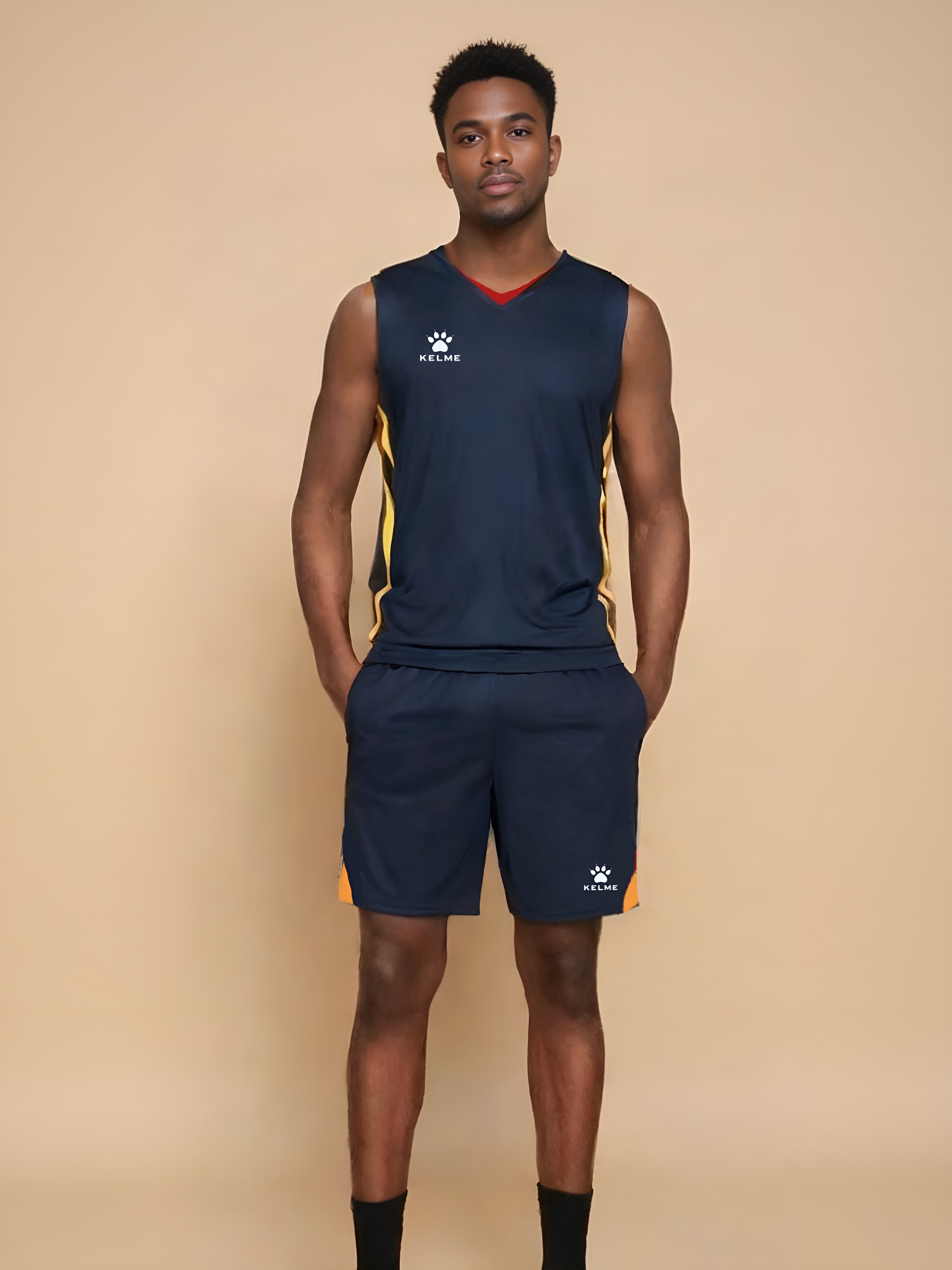 Баскетбольная форма KELME Basketball Clothes Dark Blue