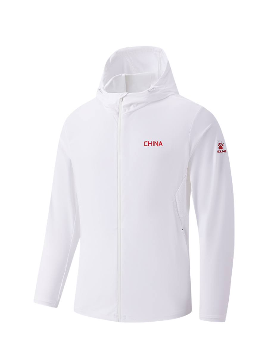 Ветровка KELME Knitted Sun Protection Clothing White