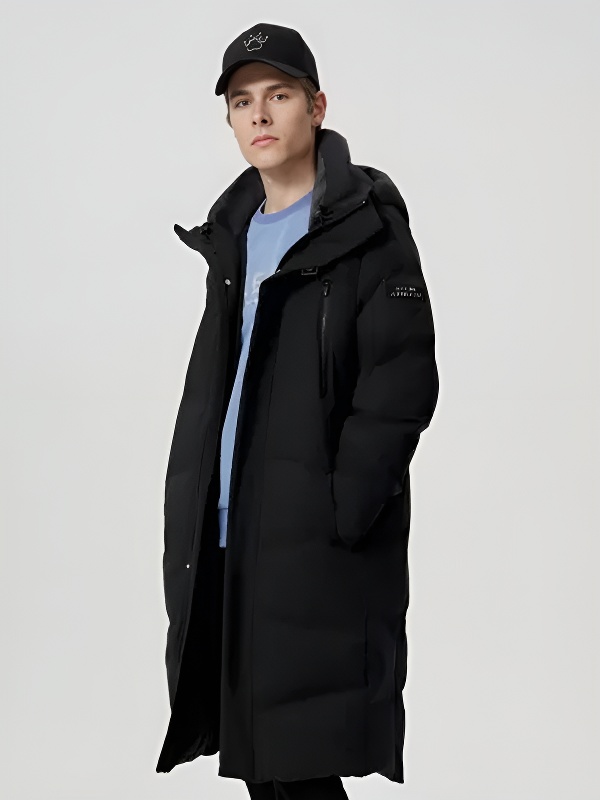 Пуховик KELME Long Down Jacket Black