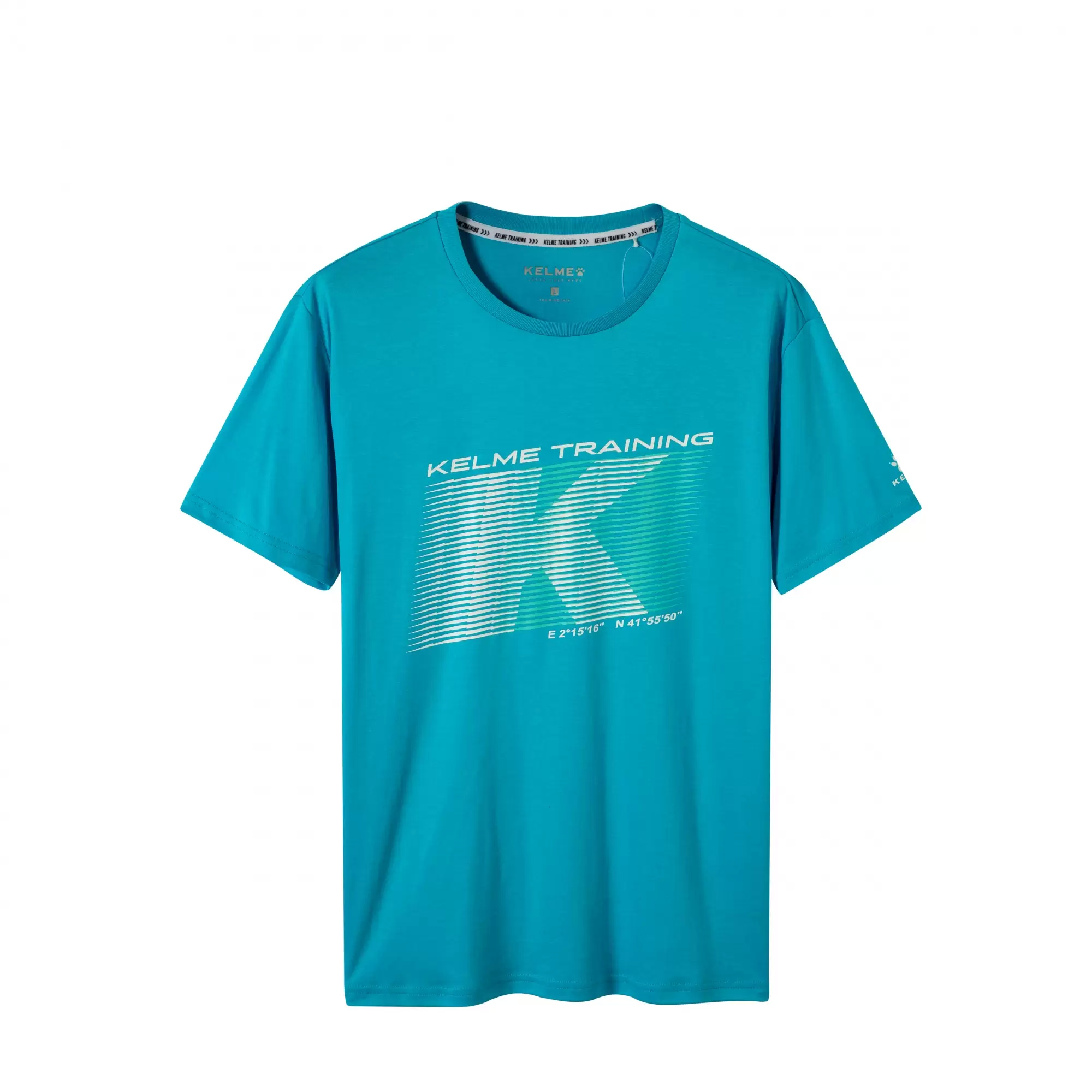 Футболка KELME Round Neck Short T Light Blue