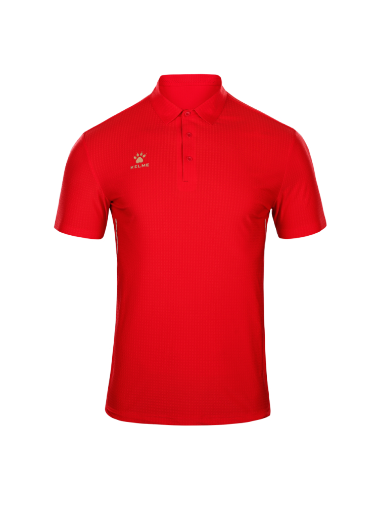 Футболка-поло KELME Short Sleeve Polo Shirt Red