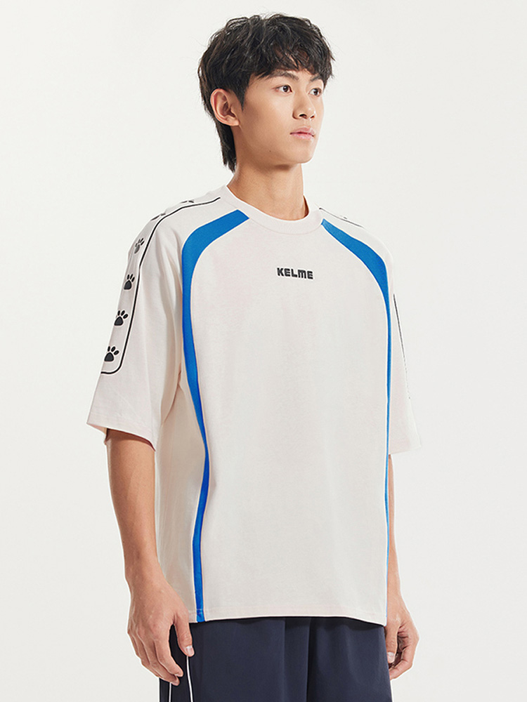 Футболка KELME Round Neck Short Sleeve T-Shirt White