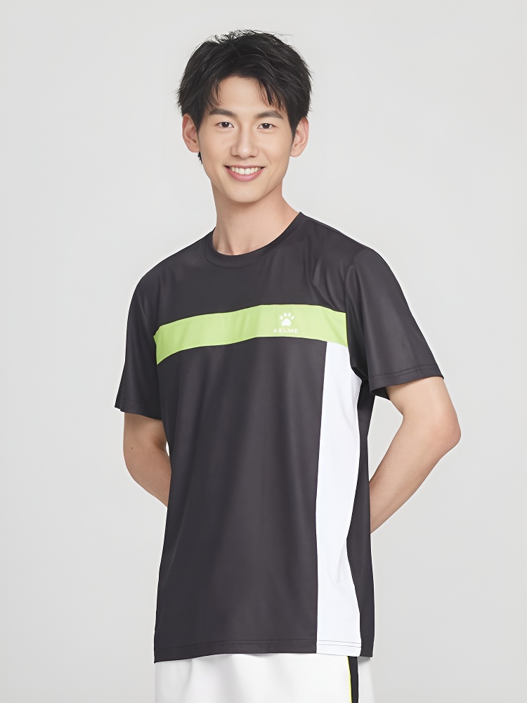 Футболка KELME Round Neck Short Sleeve T-Shirt Dark Grey