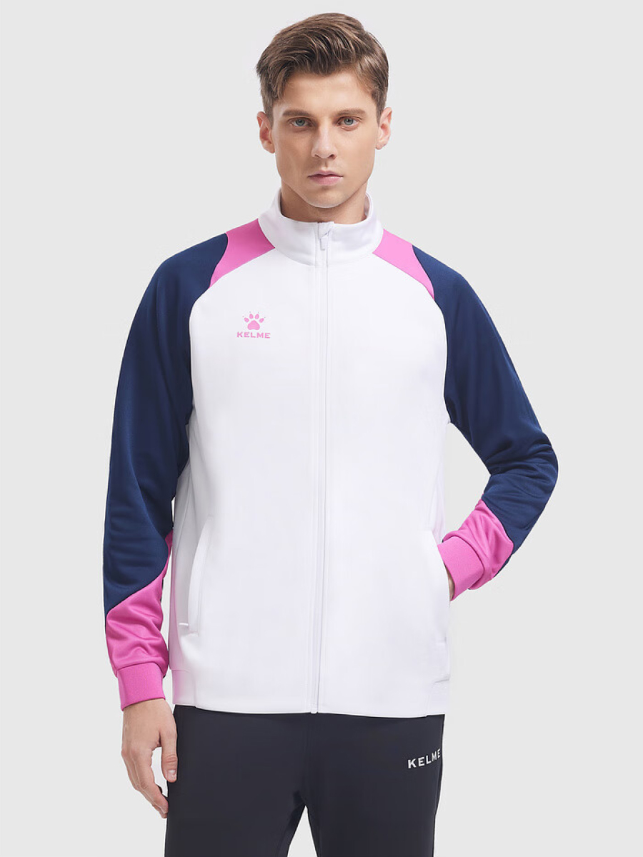 Олимпийка KELME Knitted Training Jacket White