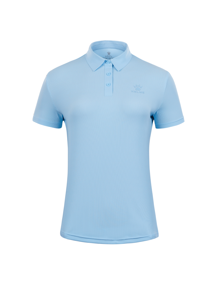 Футболка-поло KELME Ladies Short Sleeve Polo Shirt Light Blue