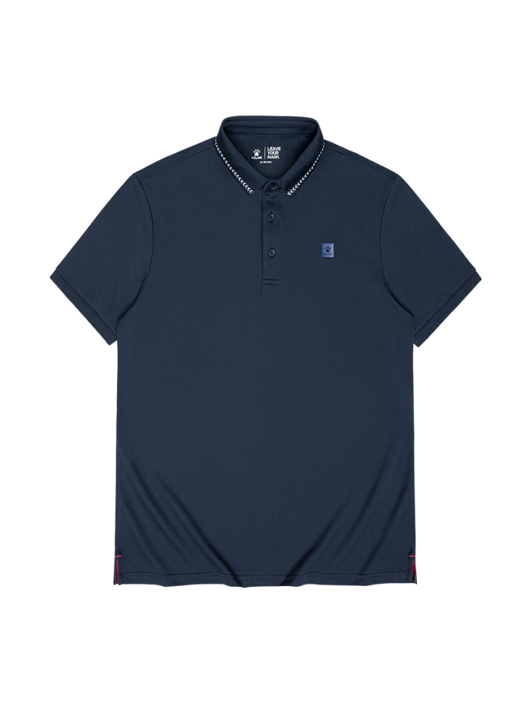 Футболка KELME Short Sleeve Polo Shirt Dark Blue