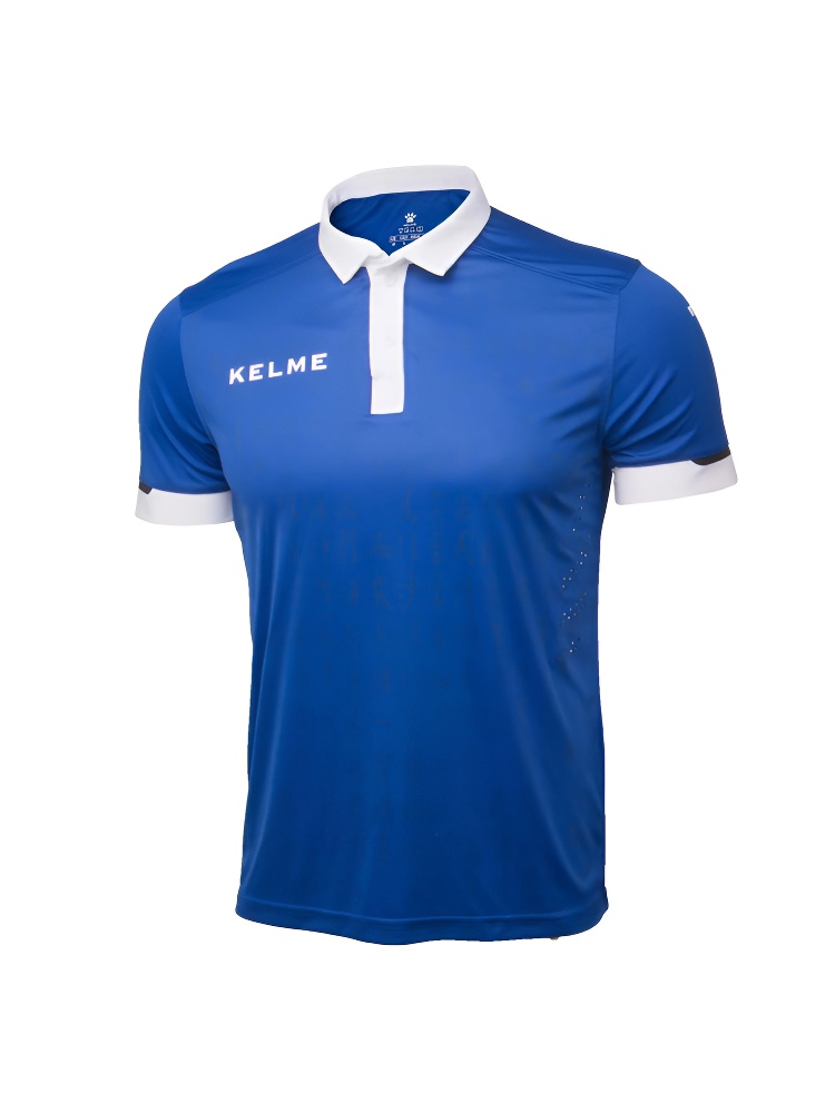 Футболка-поло KELME Short Sleeve Football Shirt Blue