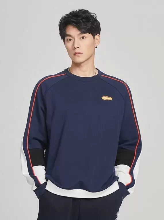 Свитшот KELME Round Neck Sweater Dark Blue