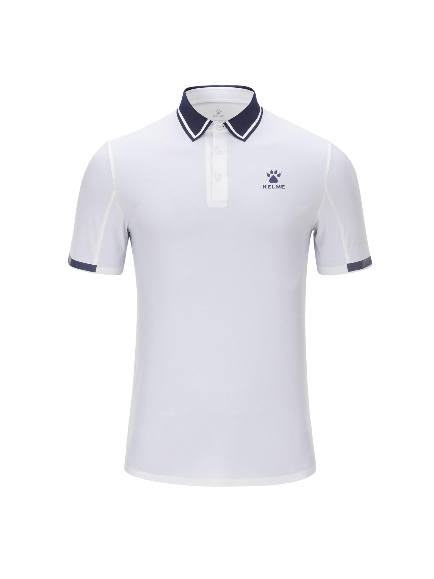 Футболка KELME Short Sleeve Polo Shirt White