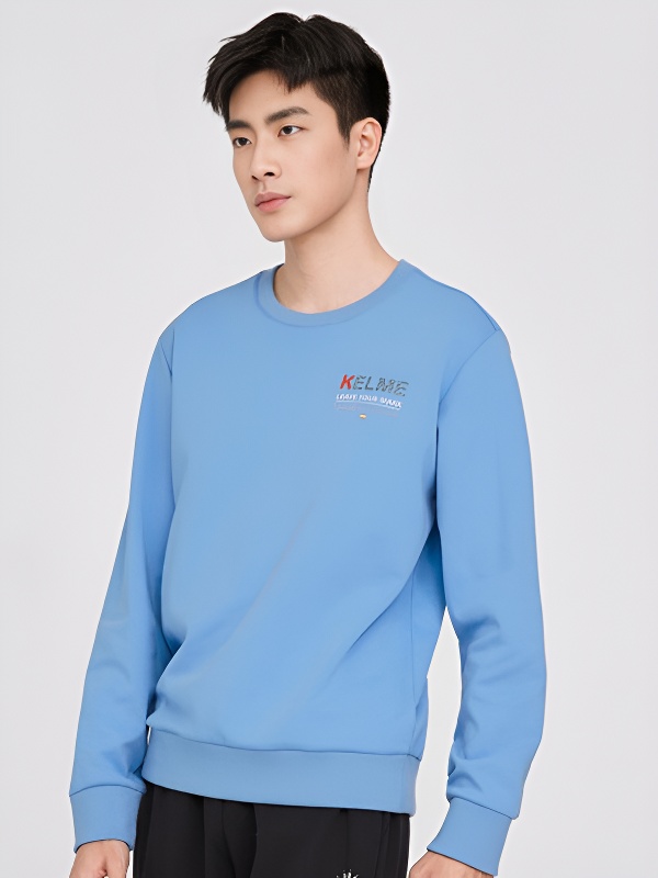 Свитшот KELME Round Neck Sweater Light Blue