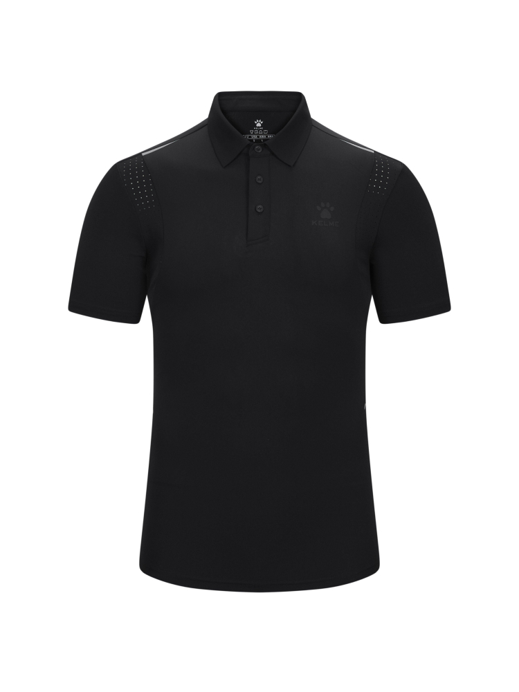 Футболка-поло KELME Short-Sleeved Polo Shirt Black