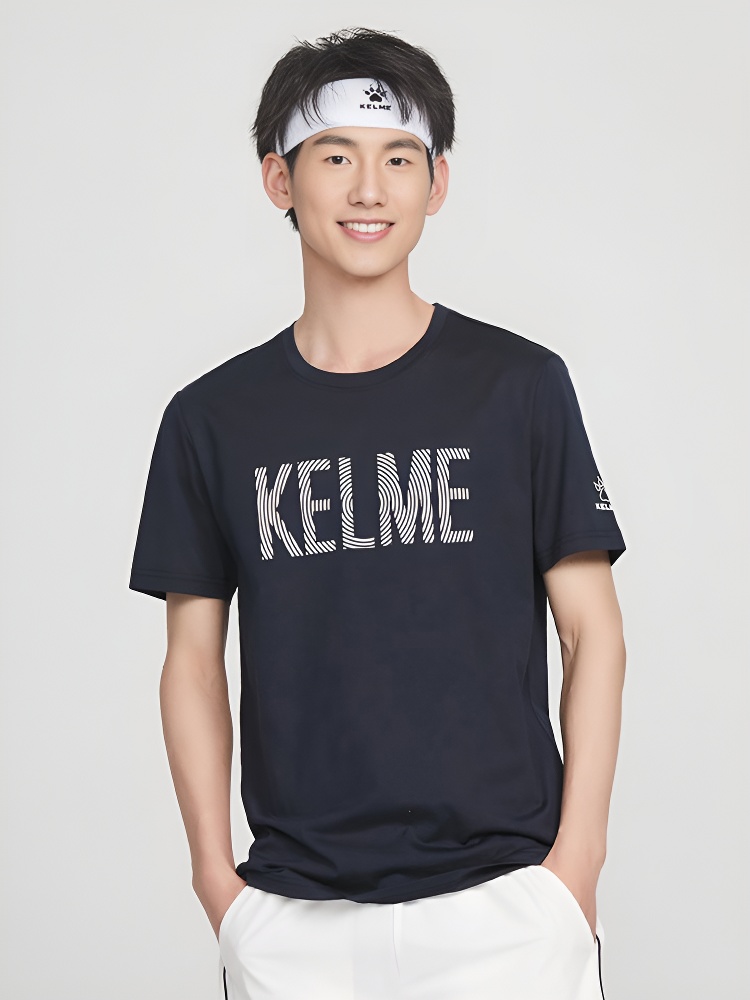 Футболка KELME Round Neck Short Sleeve T-Shirt Black