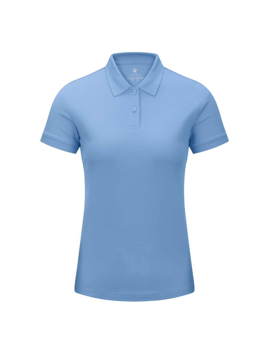 Футболка-поло KELME Women's Short Sleeve Polo Shirt Light Blue