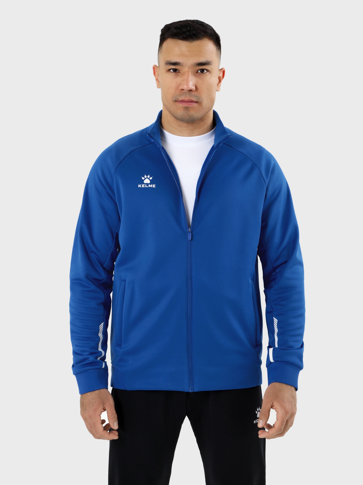 Олимпийка KELME Knitted Jacket (plus Fleece) Blue