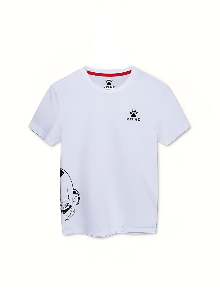 Детская футболка KELME Boys Short Sleeve T-Shirt White