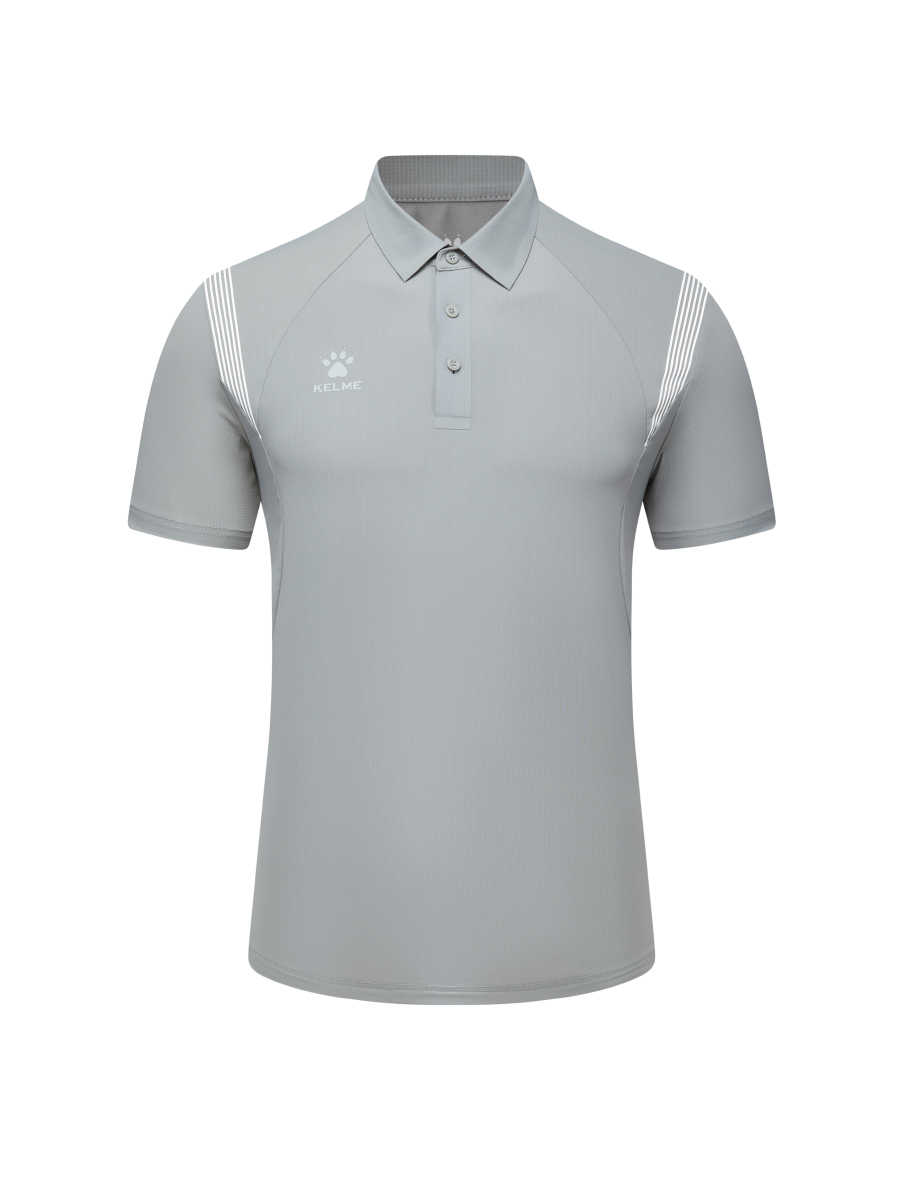 Футболка-поло KELME SHORT SLEEVE POLO SHIRT Grey