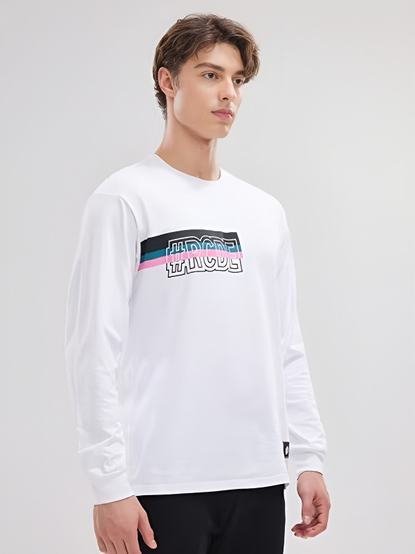 Свитшот KELME Round Neck Long Sleeve T-Shirt White