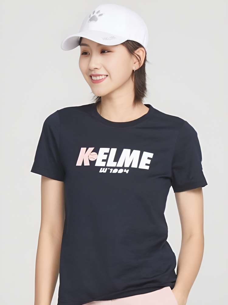 Футболка KELME Round Neck Short Sleeve T-Shirt Black