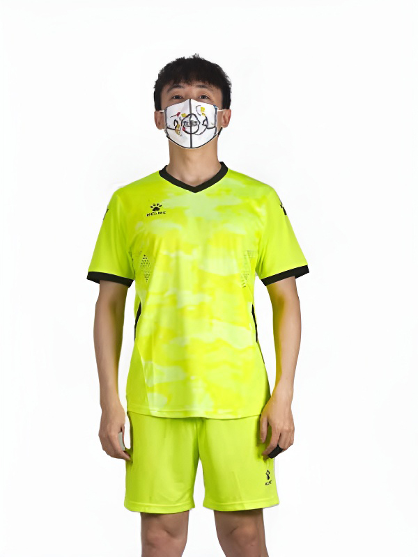 Футбольная форма KELME Short Sleeve Football Jersey Set Citric
