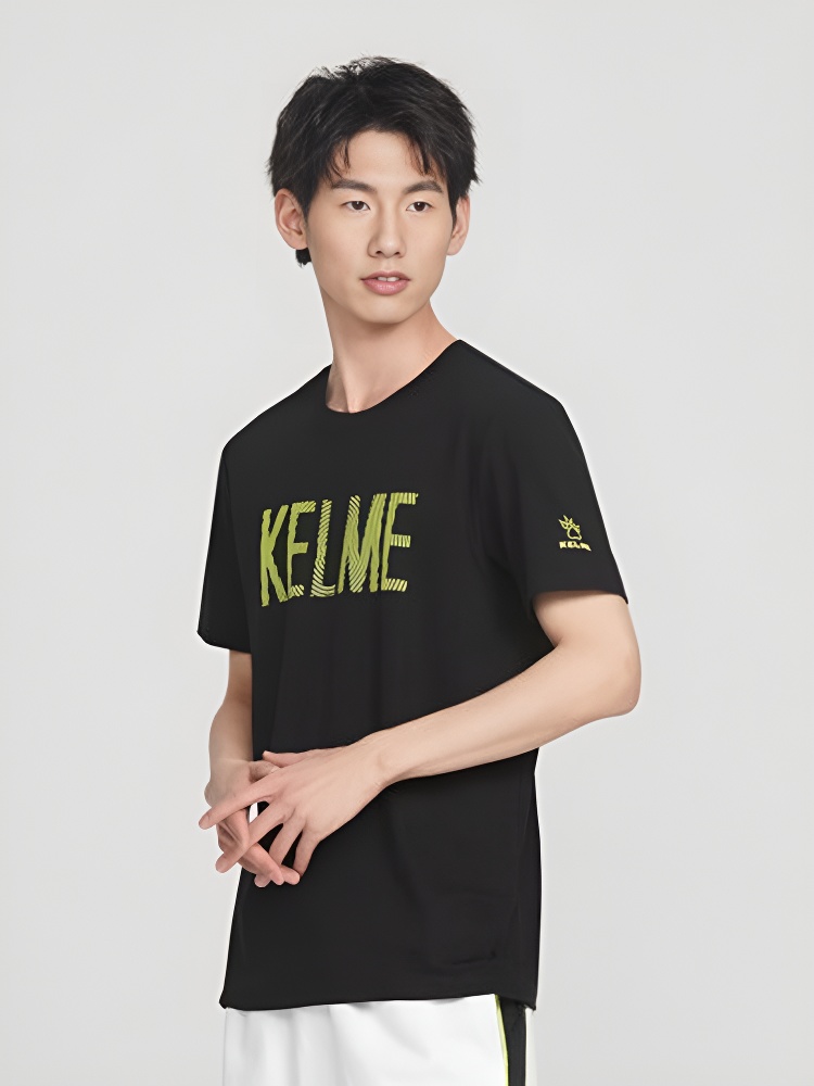 Футболка KELME Round Neck Short Sleeve T-Shirt Black