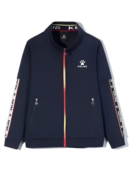 Детская олимпийка KELME Boys Cardigan Sweater Dark Blue