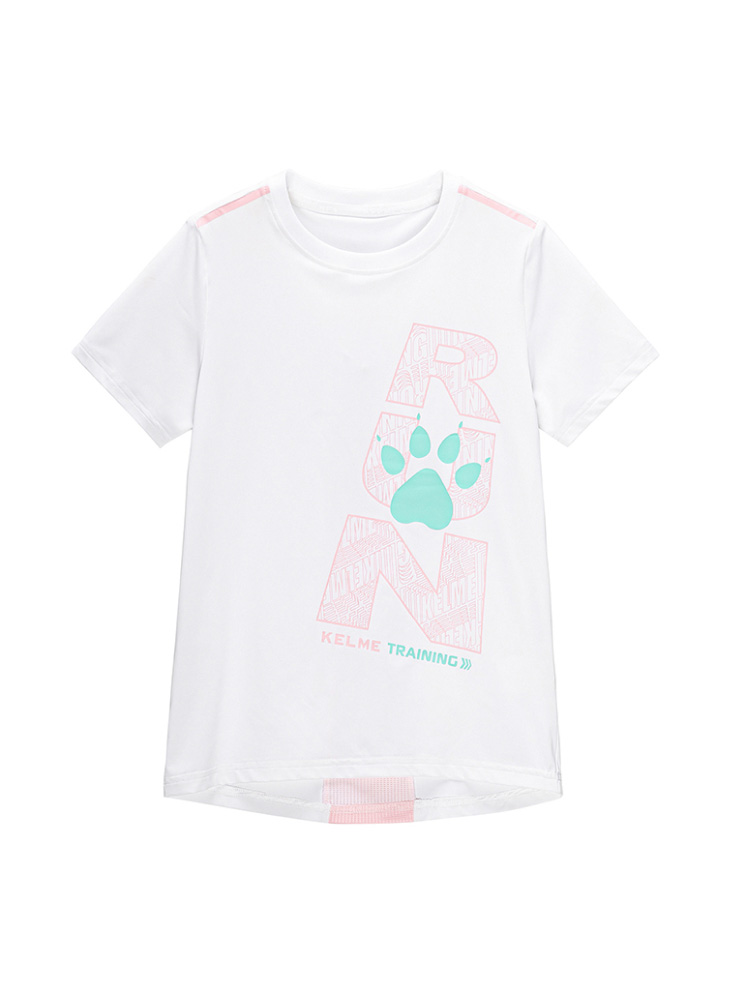 Футболка KELME Short Sleeve T-shirt Kid White