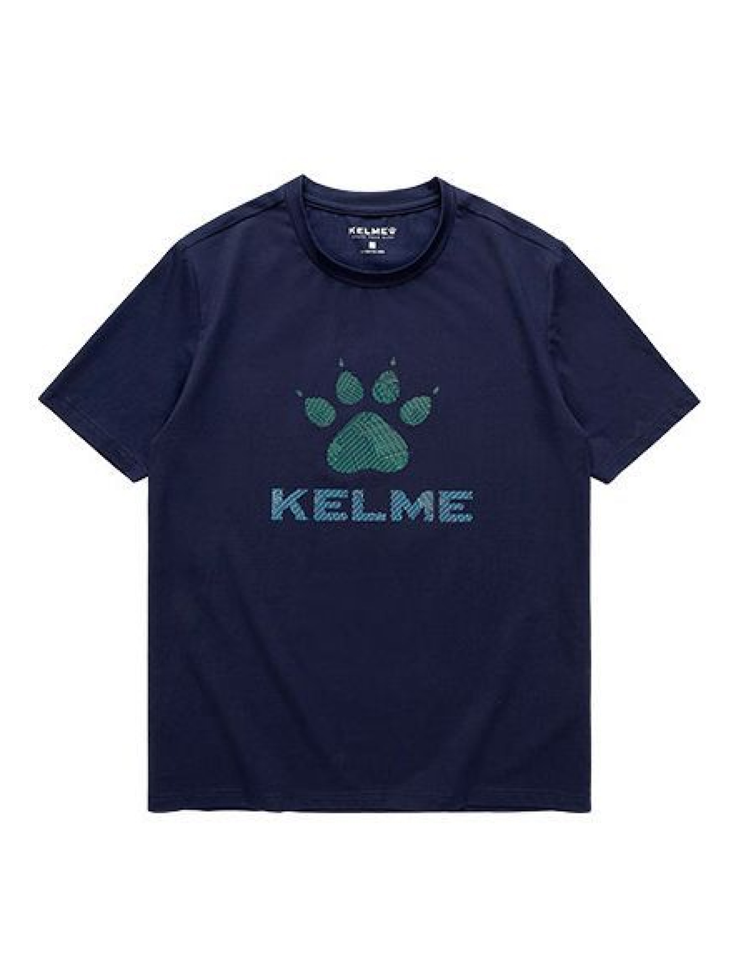 Футболка KELME Round Neck T-Shirt Dark Blue