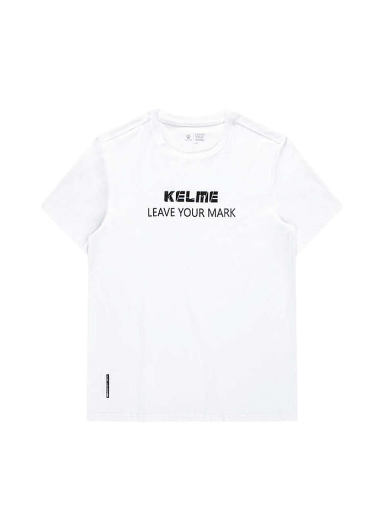 Футболка KELME Round Neck Short Sleeve T-Shirt White