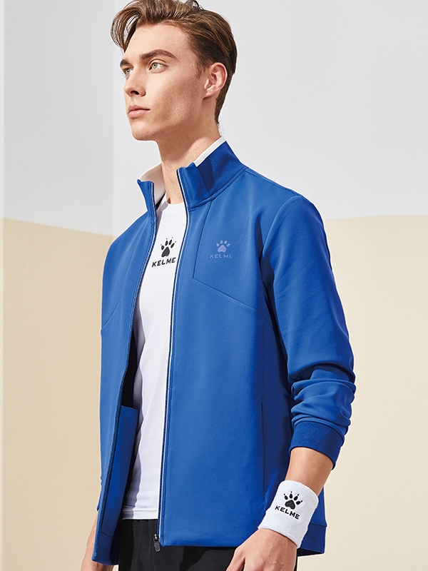 Олимпийка KELME Knitted Jacket Blue