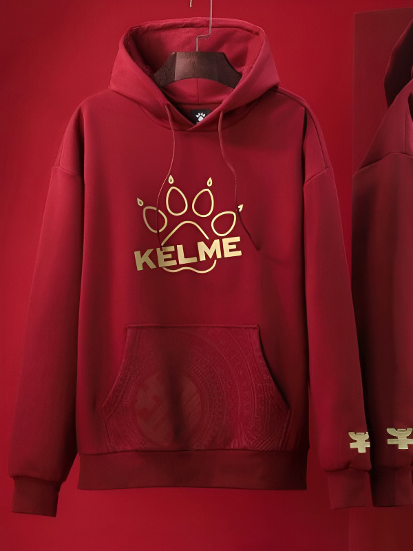 Худи KELME Knitted Hooded Sweatshirt Red