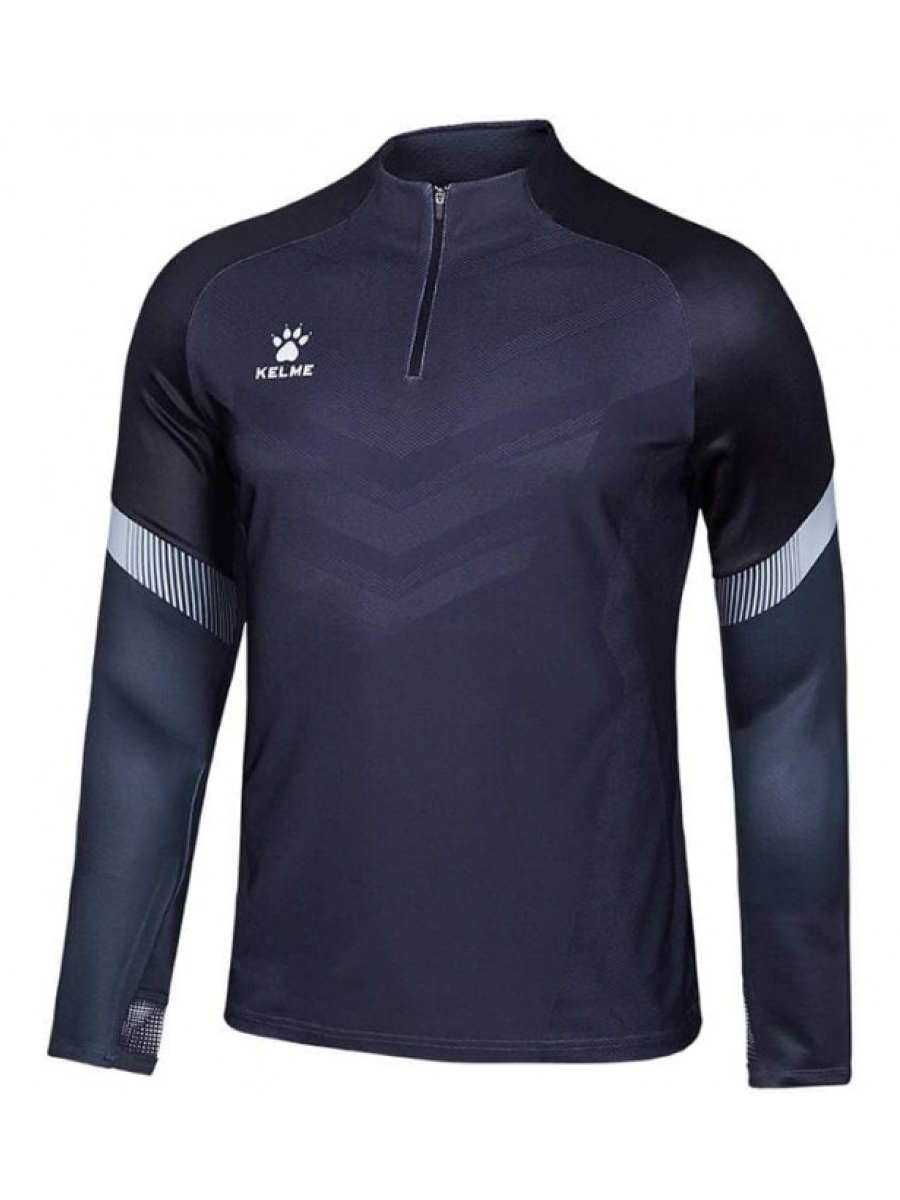 Детская олимпийка KELME Knitted Training Jumper Kid Dark Grey