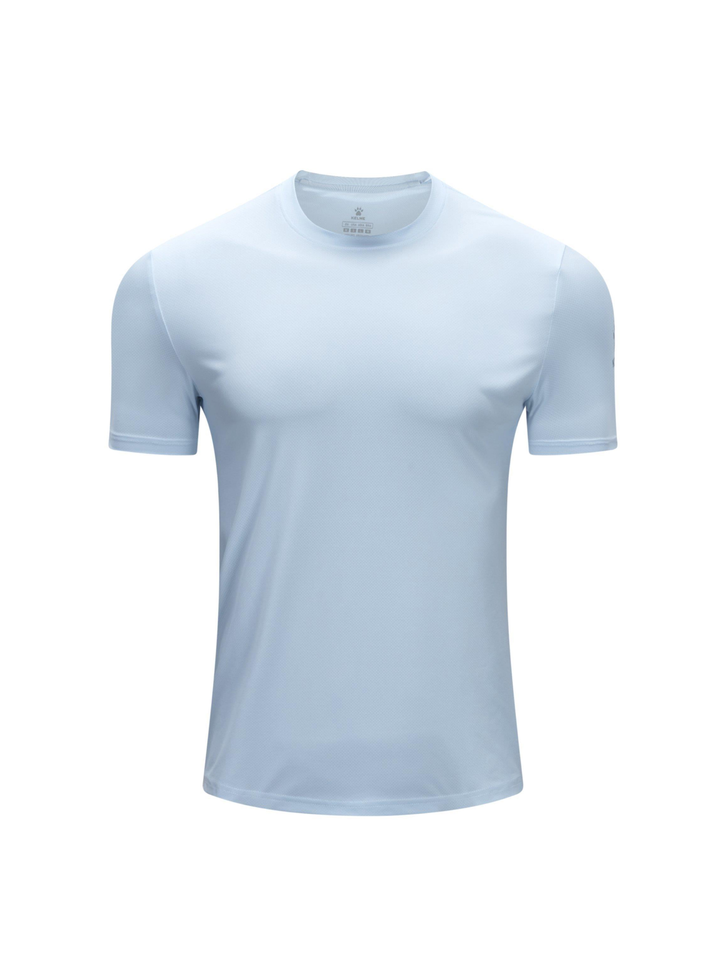 Футболка KELME Round Neck T-Shirt Light Blue