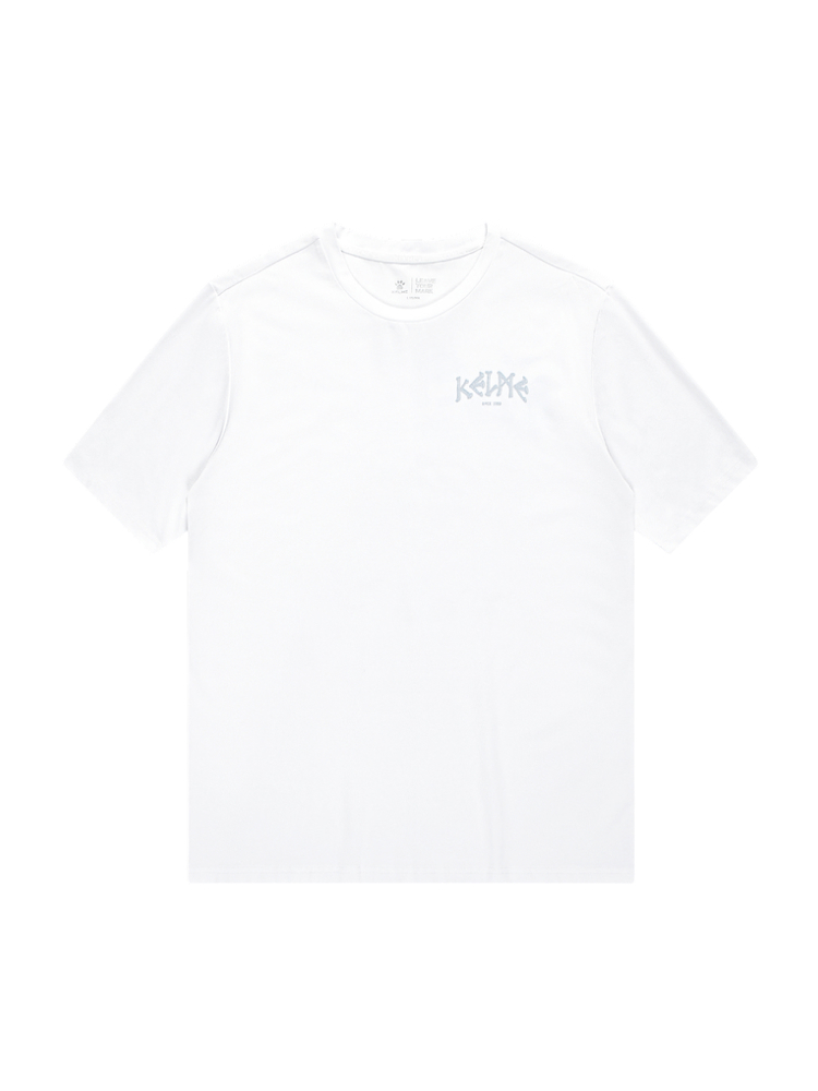 Футболка KELME Round Neck Short Sleeve T-Shirt White