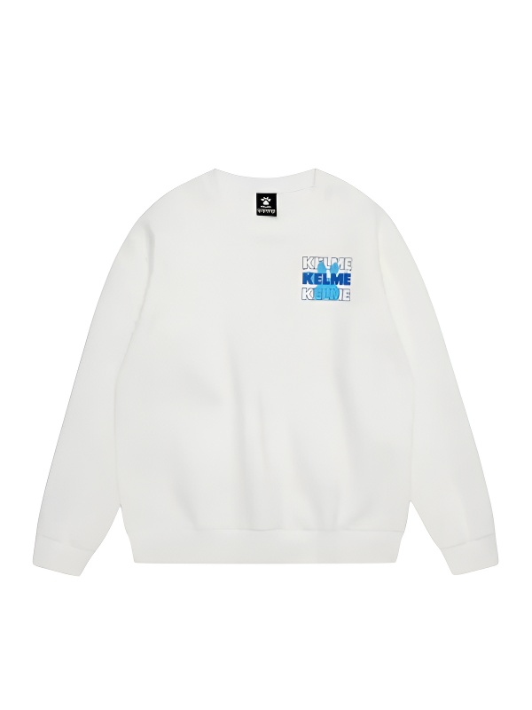 Свитшот KELME Knit Crew Neck Sweater White