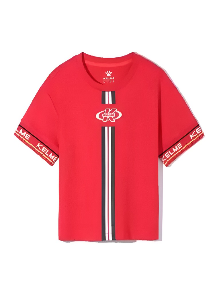 Детская футболка KELME Girls Short Sleeve T-Shirt Red