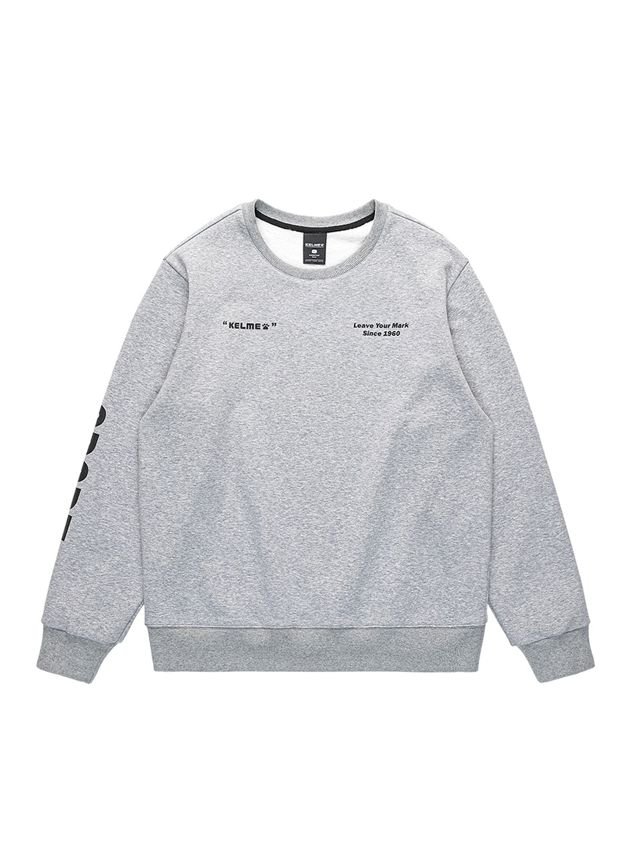 Свитшот KELME Round Neck Sweater Grey