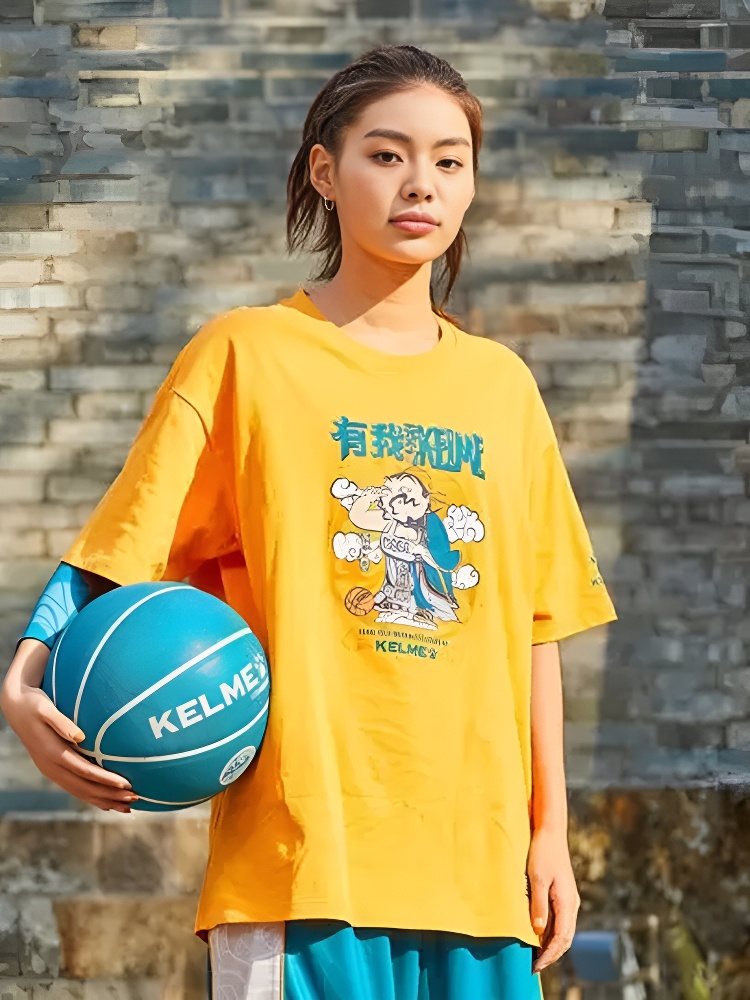 Футболка KELME Round Neck T-Shirt Yellow