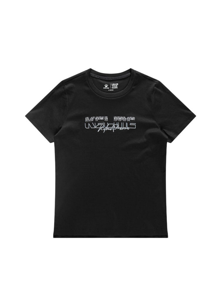 Футболка KELME Round Neck Short Sleeve T-shirt Black