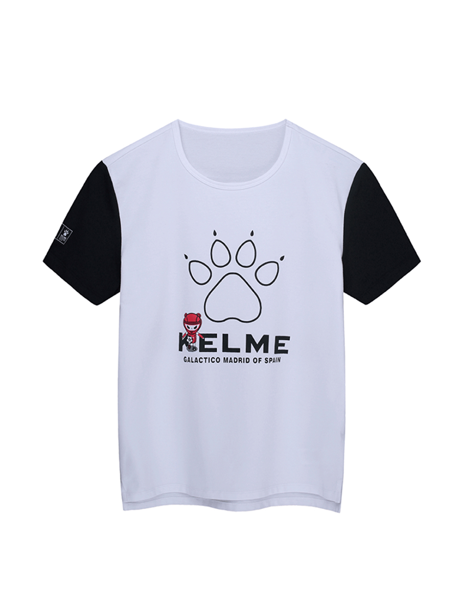 Детская футболка KELME Boys Short Sleeve T-Shirt White