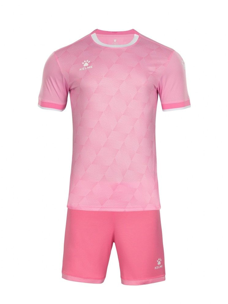 Футбольная форма KELME Short-Sleeved Football Suit Pink