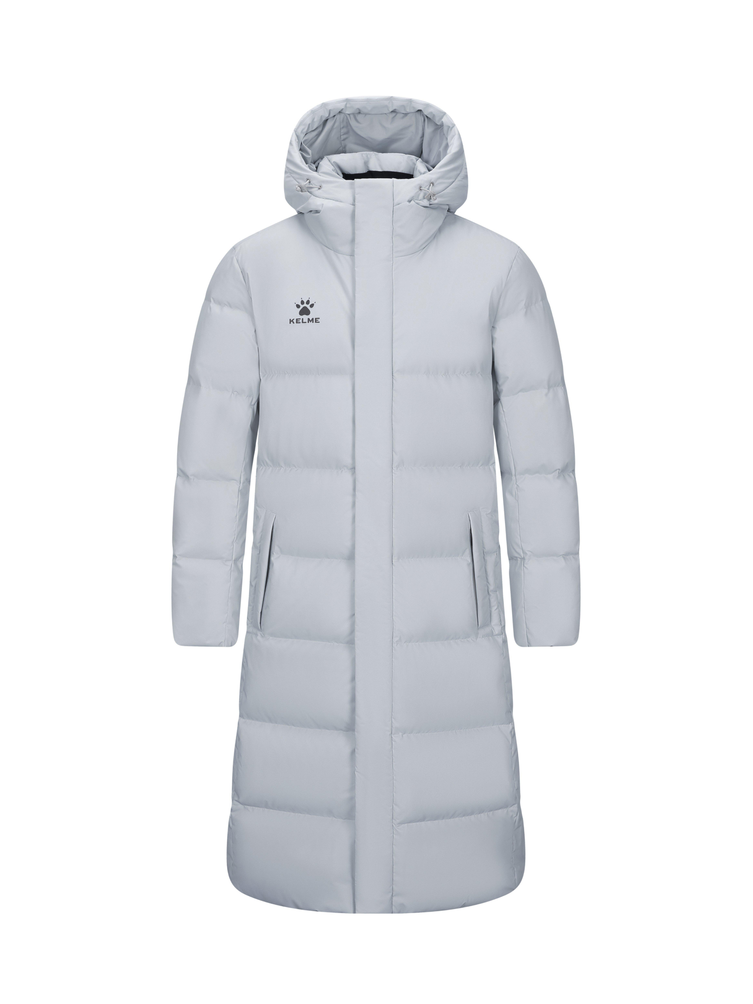 Пуховик KELME Long Down Jacket Grey