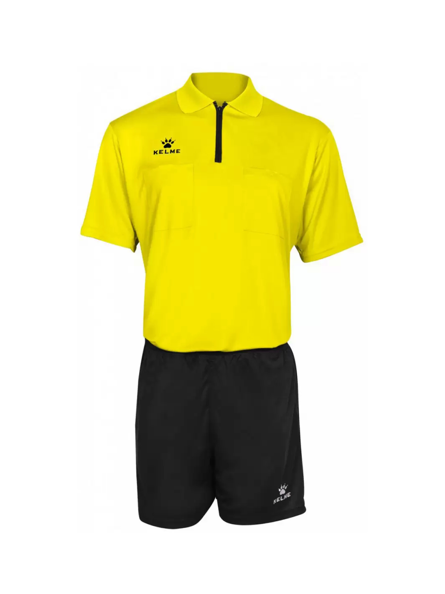 Судейская форма KELME Set Arbitro (Black/Yellow)
