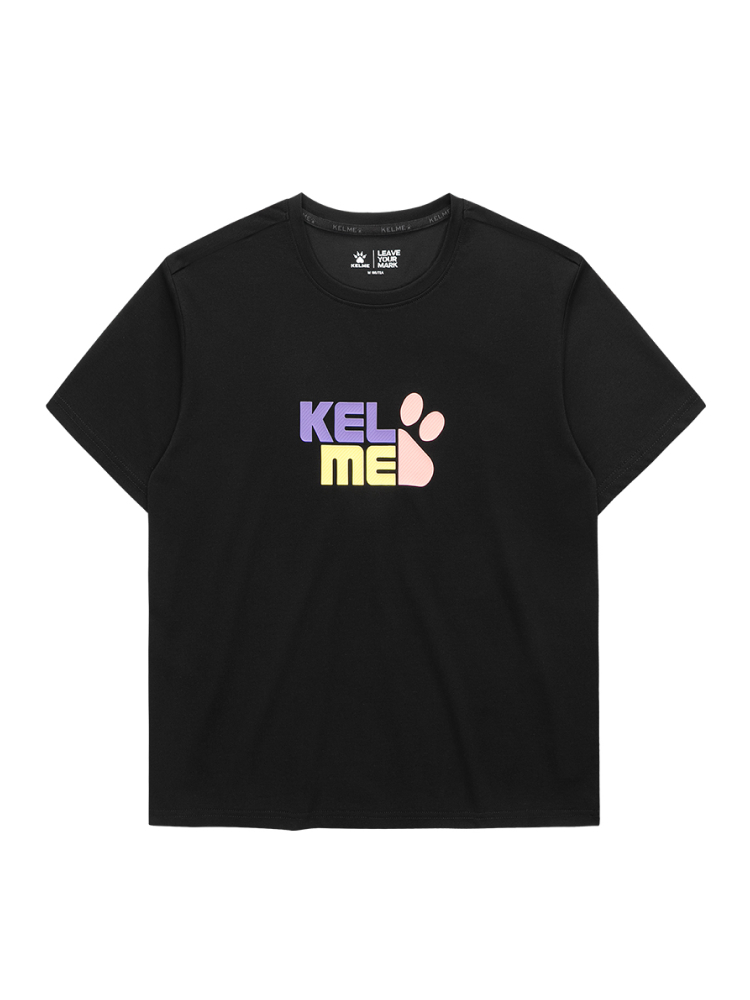 Футболка KELME Round Neck Short Sleeve T-shirt Black