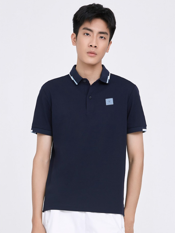Футболка-поло KELME Short Sleeve Polo Shirt Dark Blue