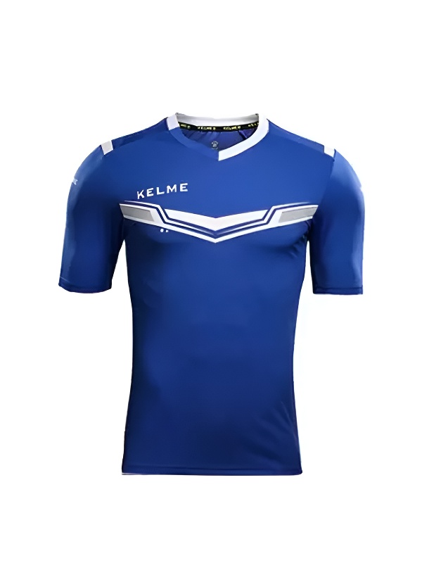 Детская футболка KELME Short Sleeve Football T-Shirt Kid Blue