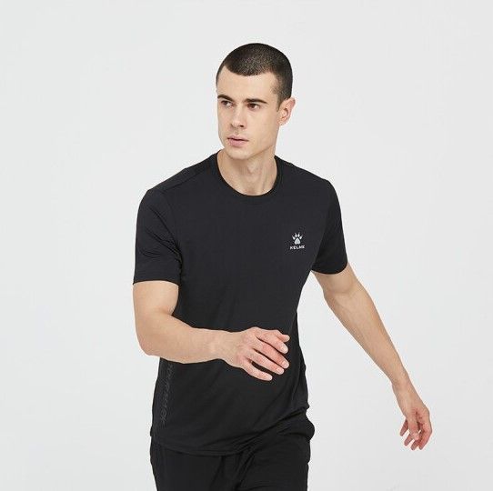 Футболка KELME Round Neck Short Sleeve T-Shirt Black