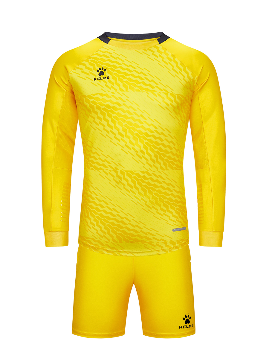 Вратарская форма KELME Long Sleeve Goalkeeper Suit Yellow